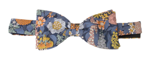 Ciara Blue Bow Tie Made with Liberty Fabric