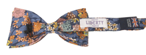 Ciara Blue Bow Tie Made with Liberty Fabric