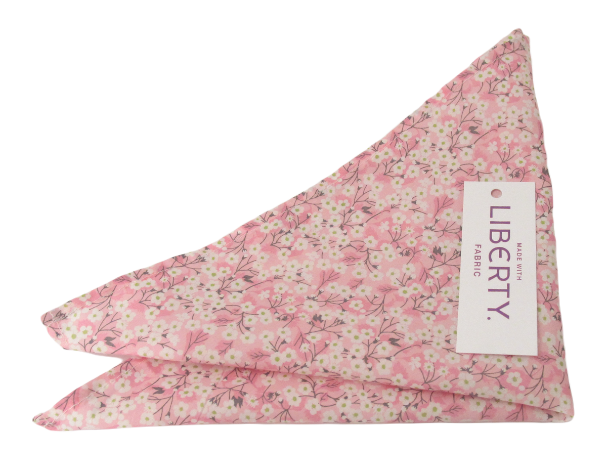 Mitsi Valeria Cotton Pocket Square Made with Liberty Fabric Liberty