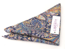 Great Missenden Silk Pocket Square Made with Liberty Fabric