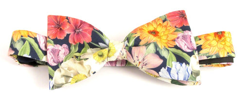 Melody Blooms Bow Tie Made with Liberty Fabric