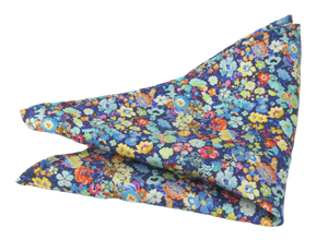 Classic Garden Silk Pocket Square Made with Liberty Fabric