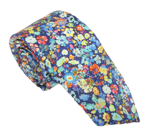 Classic Garden Silk Tie Made with Liberty Fabric