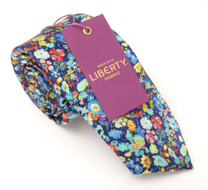 Classic Garden Silk Tie Made with Liberty Fabric