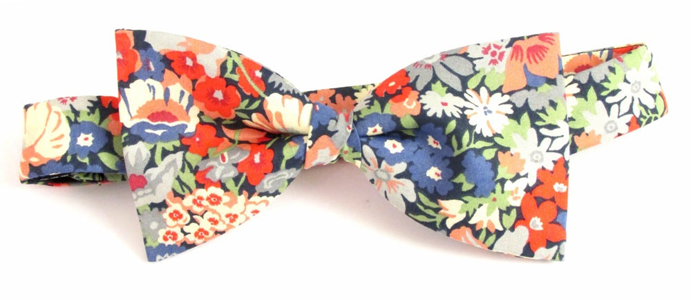Thorpe Green Bow Tie Made with Liberty Fabric