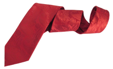 Red Paisley Tie by Van Buck