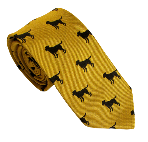 Labrador Gold Country Silk Tie by Van Buck