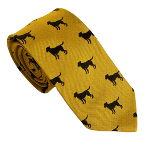 Labrador Gold Country Silk Tie by Van Buck