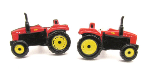 Red Tractor Novelty Cufflinks by Van Buck