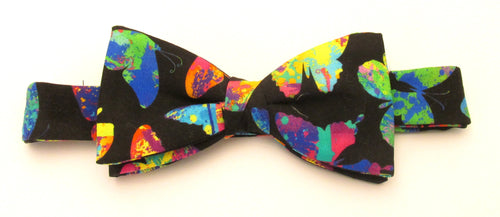 Butterfly Neon Party Bow by Van Buck