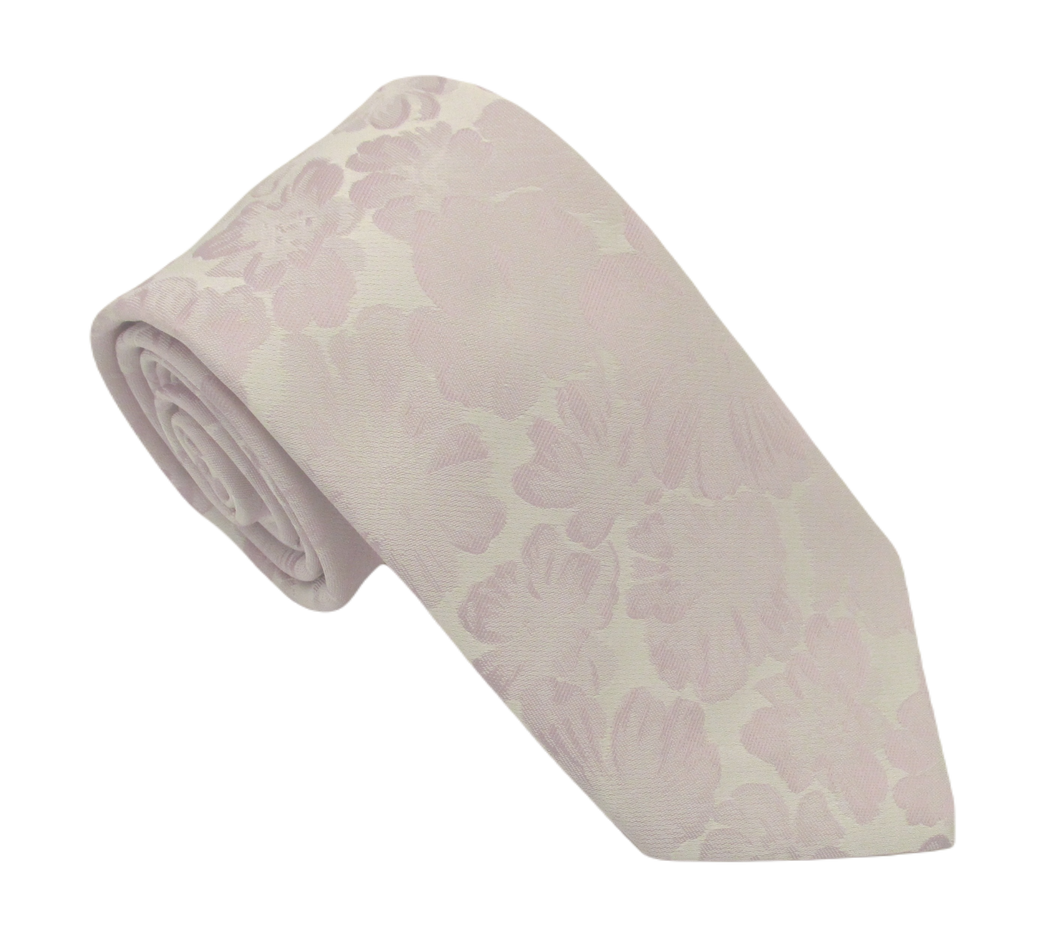 Lilac Floral Wedding Tie by Van Buck