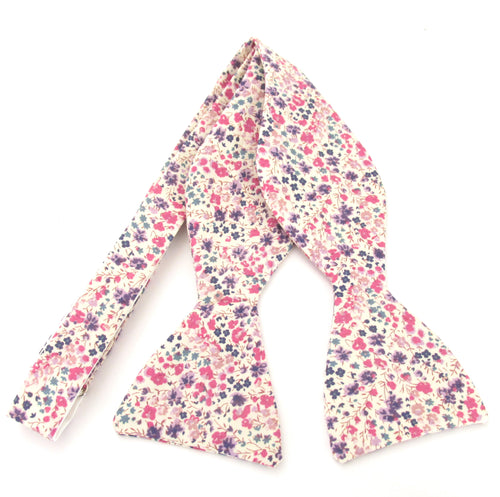 Phoebe Cotton Self Tie Bow Tie Made with Liberty Fabric