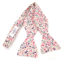 Phoebe Cotton Self Tie Bow Tie Made with Liberty Fabric