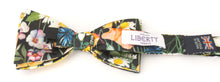 Jude's Floral Black Silk Bow Tie Made with Liberty Fabric