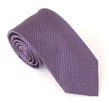 Van Buck London Plain Lilac Silk Tie