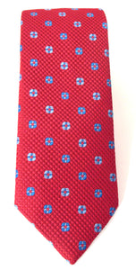 Red Medallion Fancy Tie by Van Buck