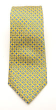 Yellow Small Cloverleaf London Silk Tie by Van Buck