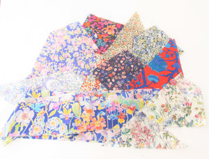 200g Bag of Assorted Patchwork Liberty Fabric Pieces