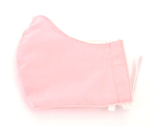 Plain Pink Cotton Face Covering
