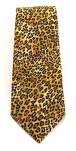 Leopard Print Cotton Tie by Van Buck