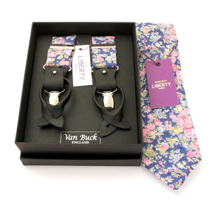Tatum Tie & Trouser Braces Made with Liberty Fabric