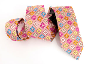 Van Buck Limited Edition Pink Square Tie