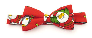 Red Santa’s Christmas Bow Tie by Van Buck