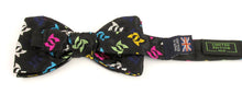 Van Buck Limited Edition Multicoloured Ninja Stars Silk Bow Tie