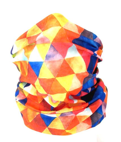 Multi Coloured Triangles Snood