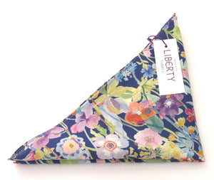 Proposal Cotton Pocket Square Made with Liberty Fabric