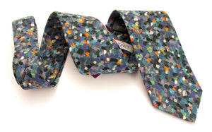 Pointillism Cotton Tie Made with Liberty Fabric