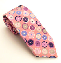 Limited Edition Pink Circle Tie by Van Buck