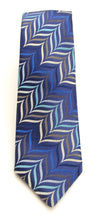 Van Buck Limited Edition Blue Herringbone Silk Tie