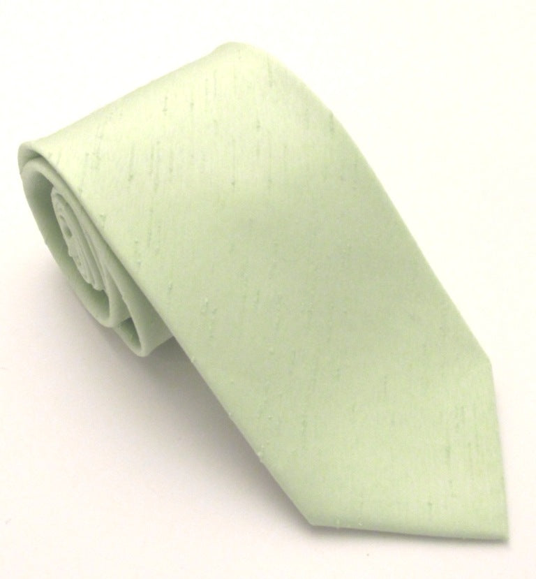 Van Buck Slub Plain Mint Tie