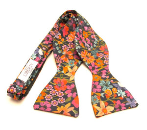 Dreams of Summer Self Tie Bow Tie Made with Liberty Fabric
