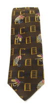 Black Fly Fishing Silk Tie by Van Buck