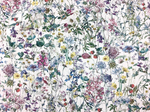 Wild Flowers Ivory Liberty Fabric