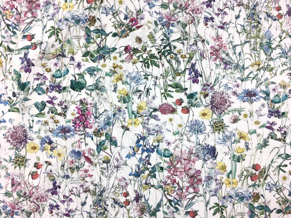 Wild Flowers Ivory Liberty Fabric