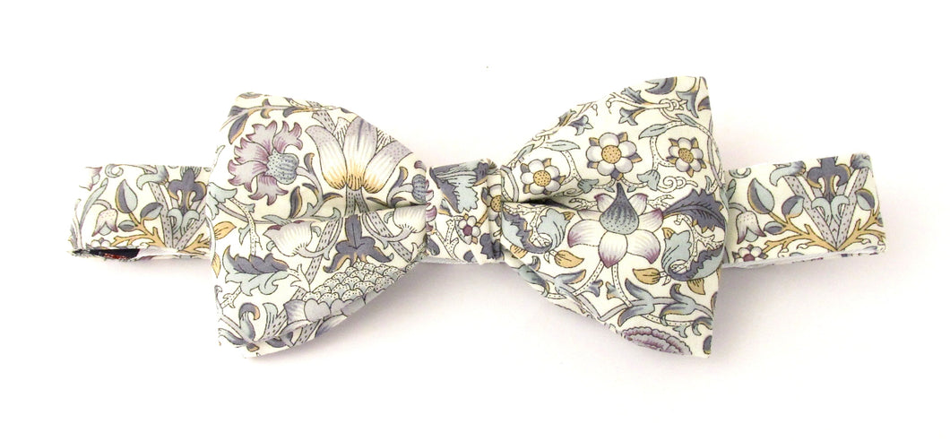 Lodden Sage Green Bow Tie Made with Liberty Fabric