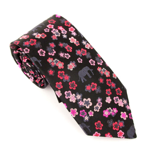 Limited Edition Elephant Silk Tie by Van Buck 