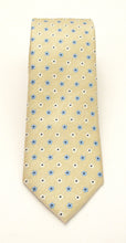 Beige Flower Patterned Tie by Van Buck
