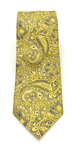Gold Detailed Paisley Patterned Tie by Van Buck
