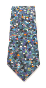 Pointillism Cotton Tie Made with Liberty Fabric 