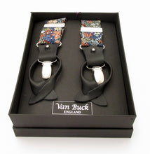 Elderberry Tie & Trouser Braces Gift Set Made with Liberty Fabric