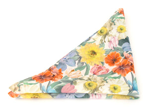 Meadow Melody Cotton Pocket Square Made with Liberty Fabric 
