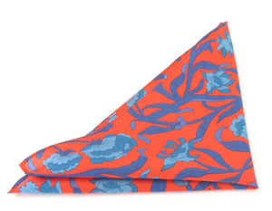 Columbia Road Cotton Pocket Square Made with Liberty Fabric 