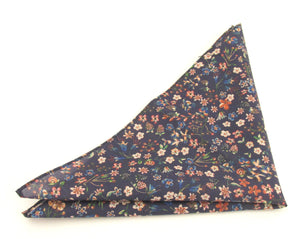 Donna Leigh Pocket Square Made with Liberty Fabric 