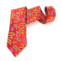 Limited Edition Red Teardrop Silk Tie