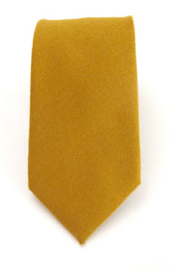 Mustard Yellow Wool Tie by Van Buck