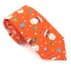 Gift Giving Santa Red Christmas Tie by Van Buck